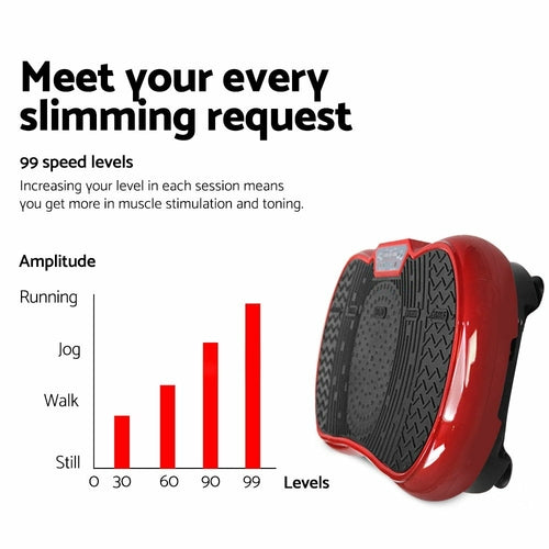 Everfit Vibration Machine Plate Platform Body Shaper Home Gym Fitness